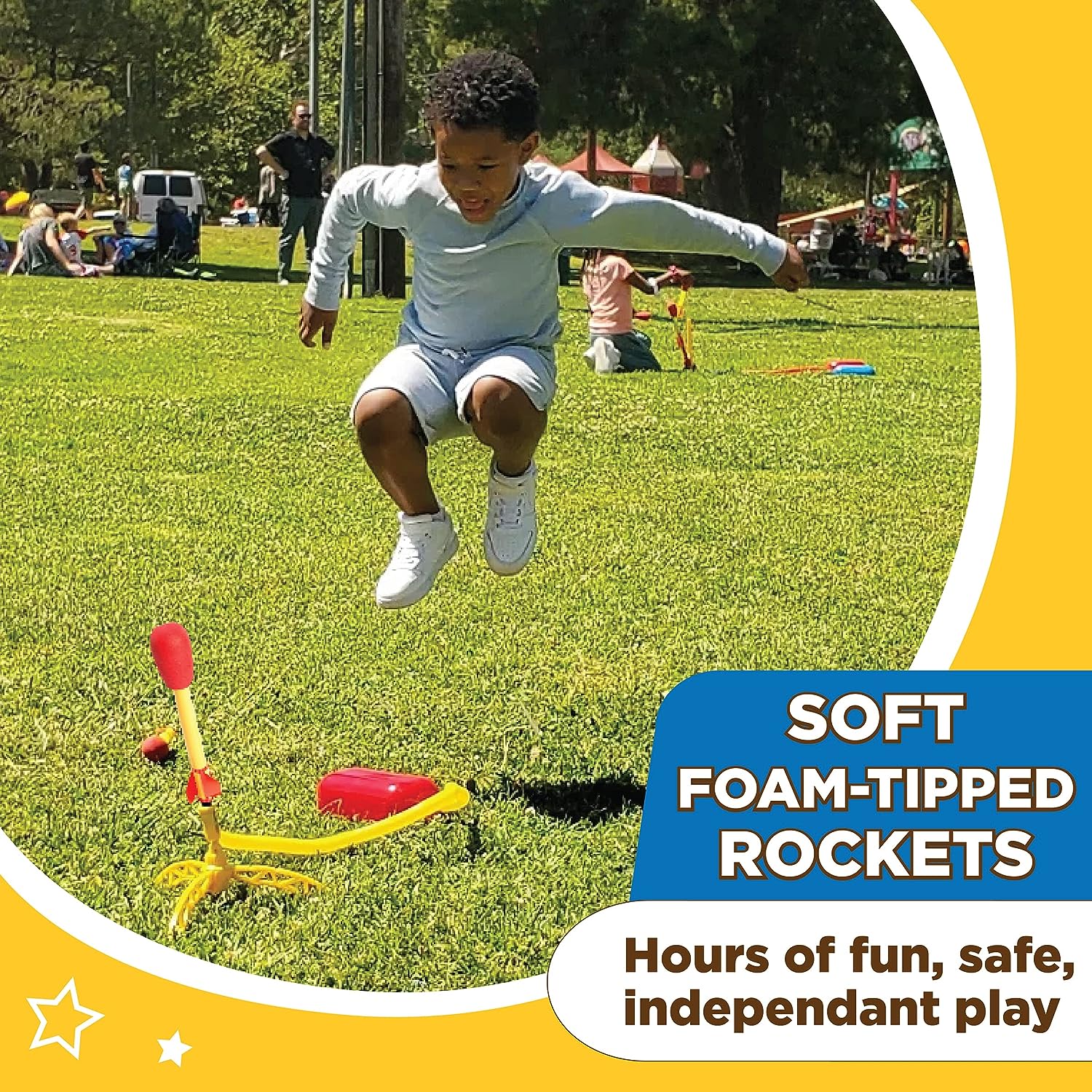 Stomp Rocket® The Original Ultra Rocket Launcher - 6 Rockets!