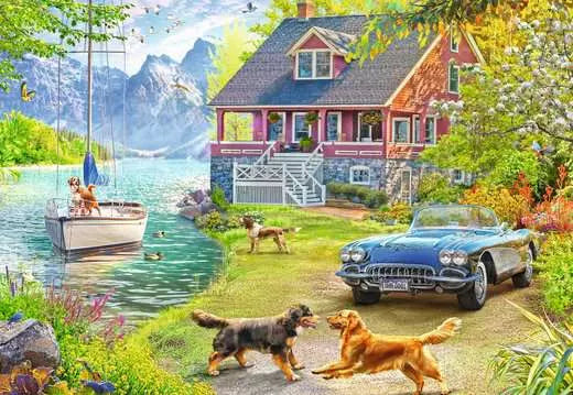Ravensburger Summer Lake House 200PC Puzzle