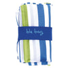 Summer Stripe Reusable Eco-Friendly Blu Bag