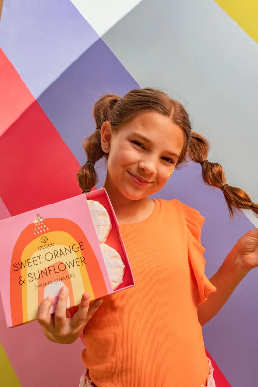 Musee Sweet Orange & Sunflower Shower Steamers