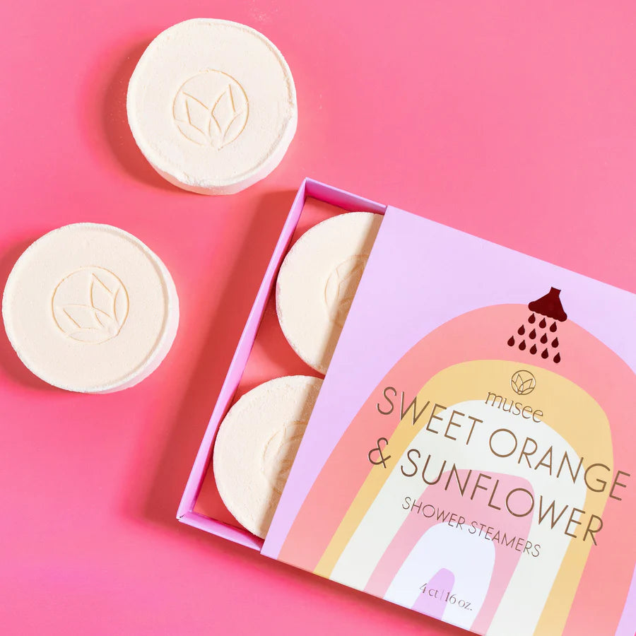 Musee Sweet Orange & Sunflower Shower Steamers
