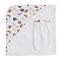 Baby Club Chic Game Day Printed Pima Hooded Towel with Mitt Set