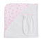 Baby Club Chic Tiny Bunch of Roses Printed Pima Hooded Towel with Mitt Set