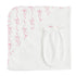 Baby Club Chic Coquette Bows Printed Pima Hodded Towel with Mitt Set