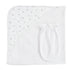 Blue Little Stars, Hooded Towel with Mitt Set
