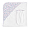 Baby Club Chic Tiny Soft Floral Printed Pima Hooded Towel with Mitt Set