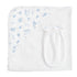 Tiny Baby Toys, Hooded Towel with Mitt Set, Blue