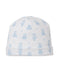 Teddy Bear Time Blue Jacquard Hat