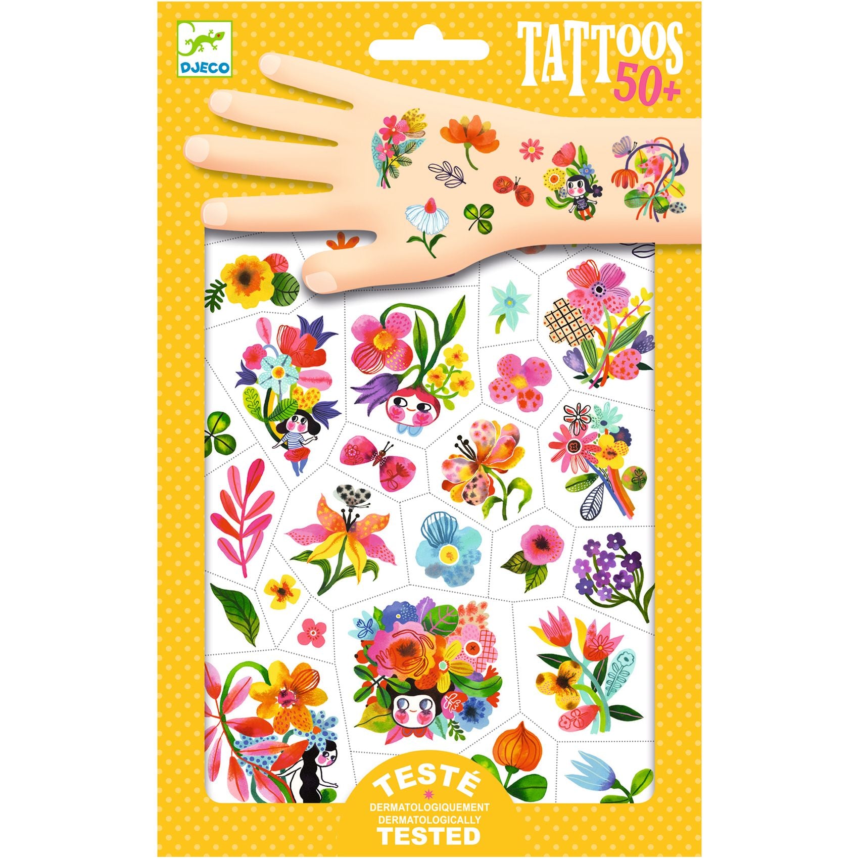 Temporary Tattoos Aqua Flor