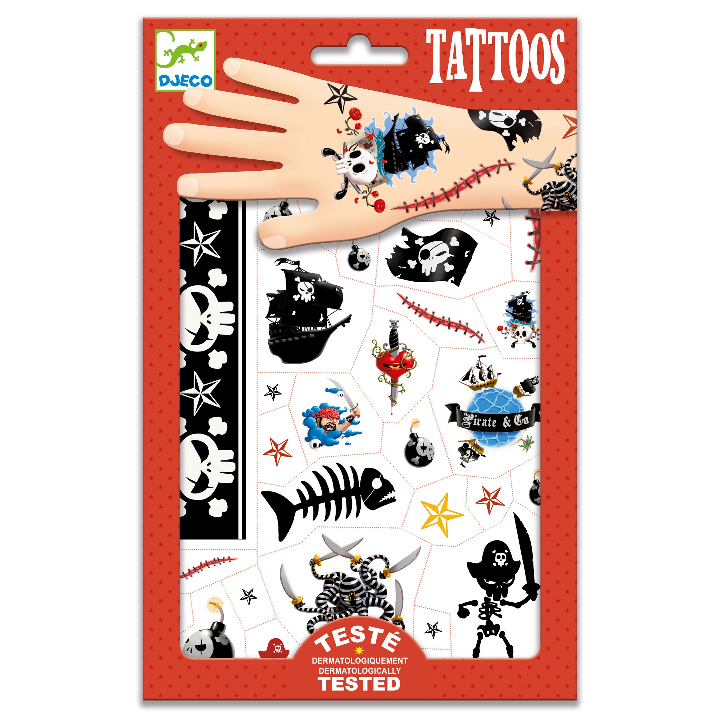 Temporary Tattoos Pirates Tattoos