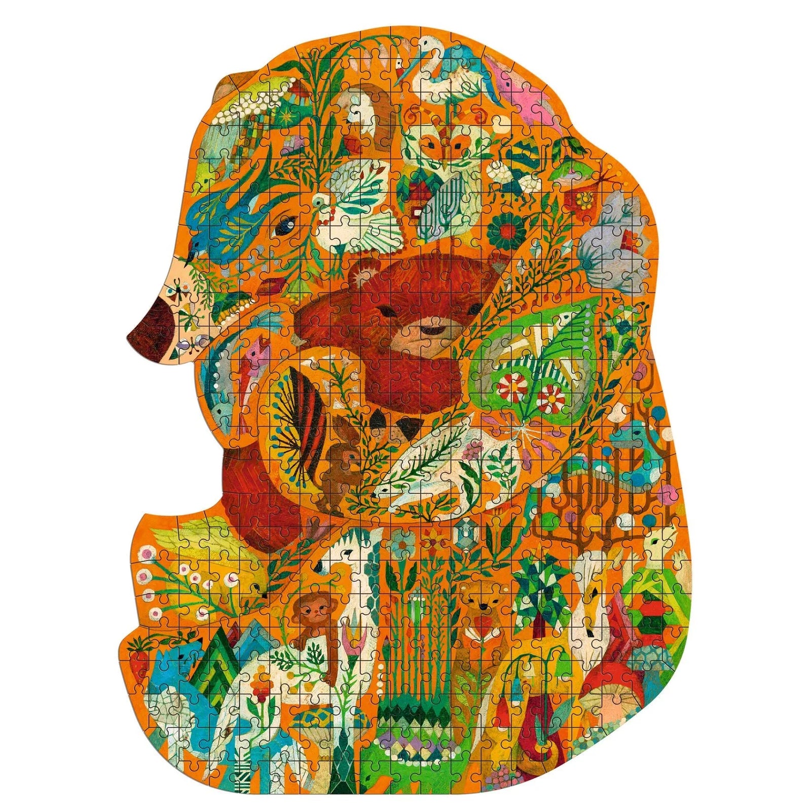 Djeco The Bear 300pc Puzz'Art Shaped Jigsaw Puzzle