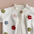 The Blueberry Hill Cotton Flower Cardigan Color Baby Sweaters Clothing