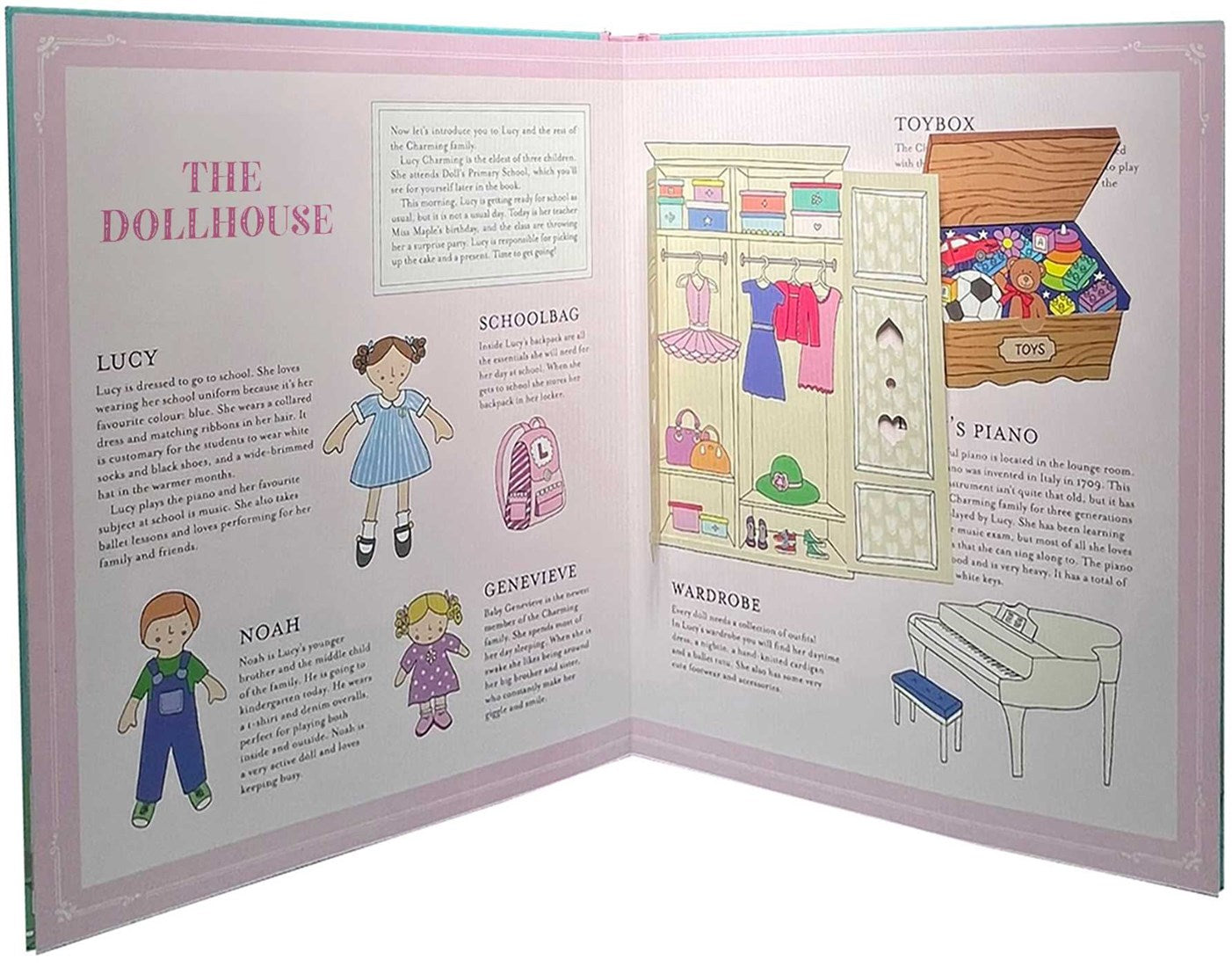 Simon and Schuster The Dollhouse: A Pop-Up Book: Pop-Up and Lift-the-Flap Book