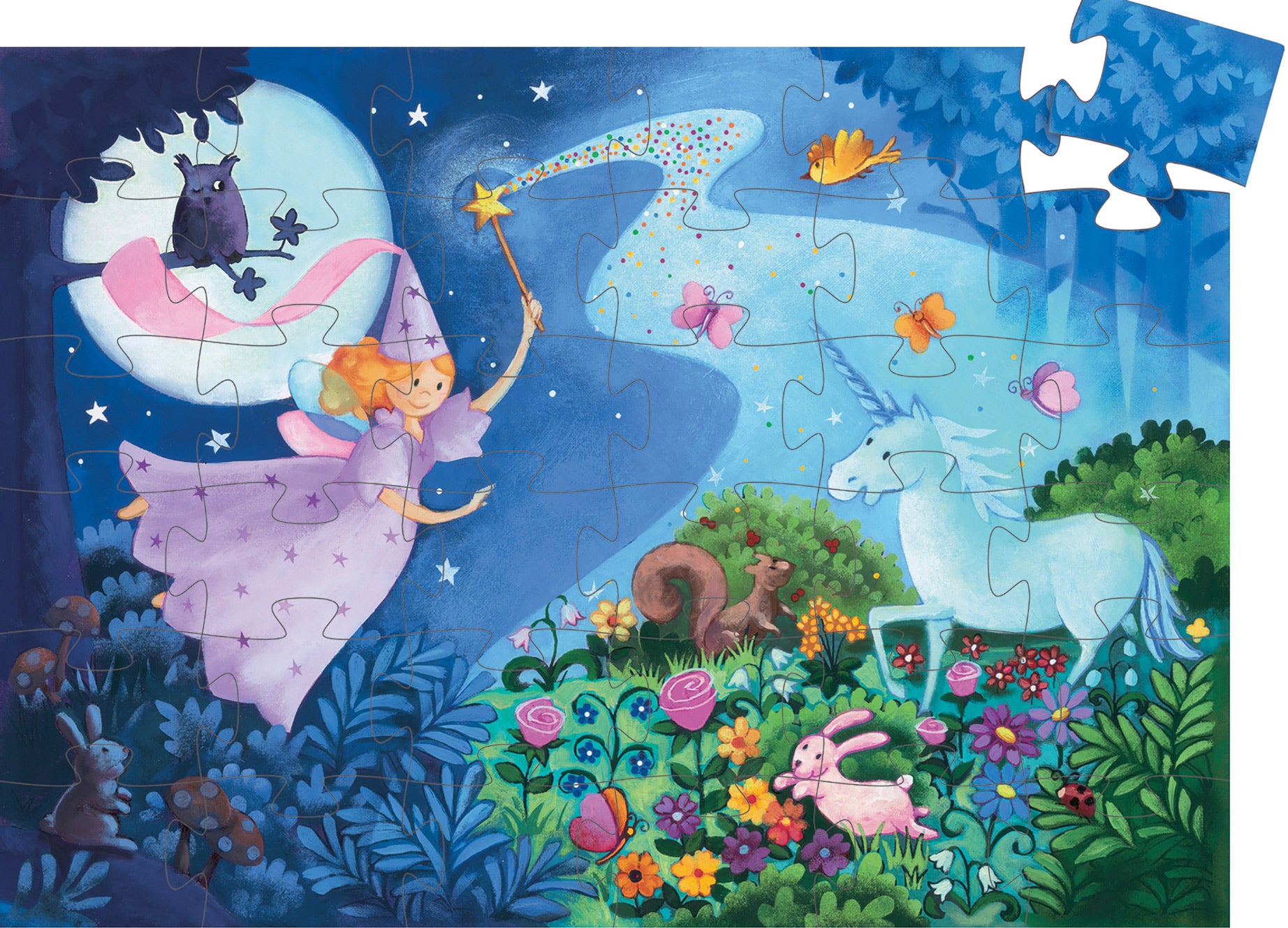 The Fairy & the Unicorn - Puzzle 36pcs