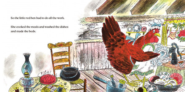 The Little Red Hen Board Book