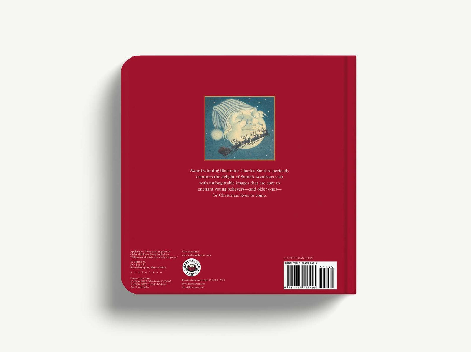 Harper Collins Focus The Night Before Christmas Oversized Padded Board Book: The Classic Edition