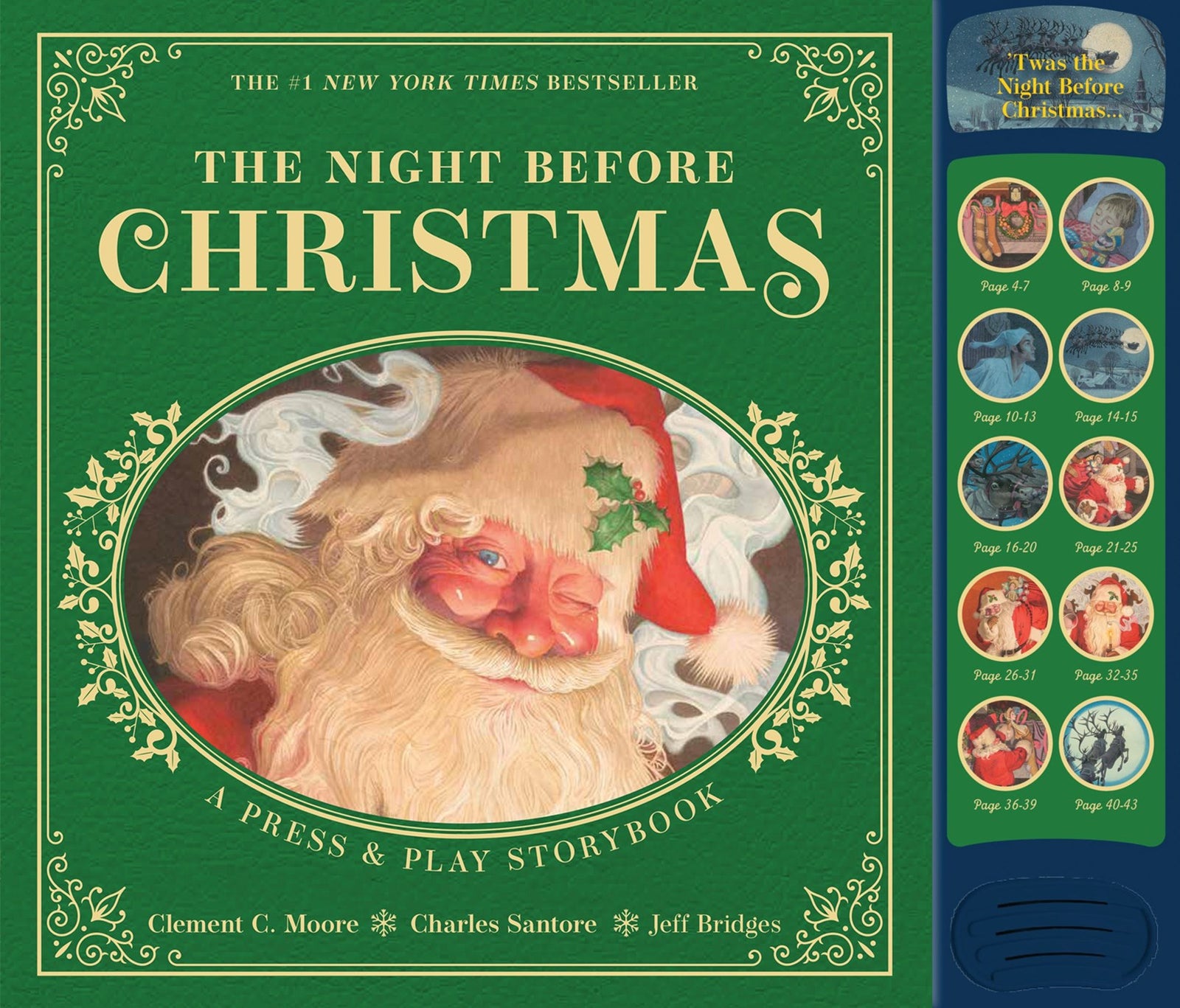 Harper Collins Focus The Night Before Christmas Press and Play Storybook