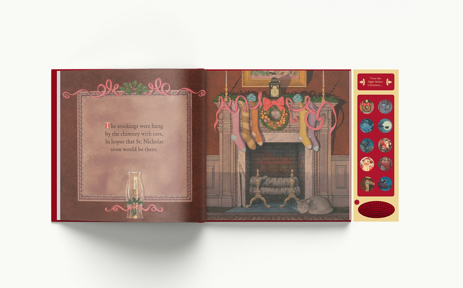 Harper Collins Focus The Night Before Christmas Press and Play Storybook