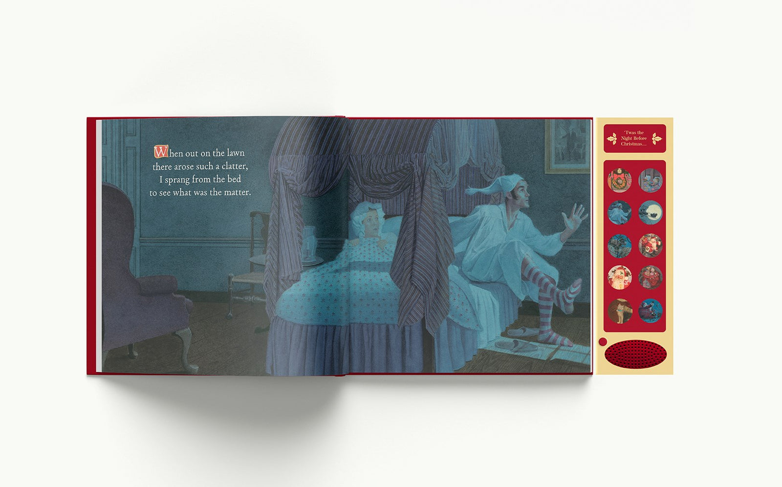 Harper Collins Focus The Night Before Christmas Press and Play Storybook