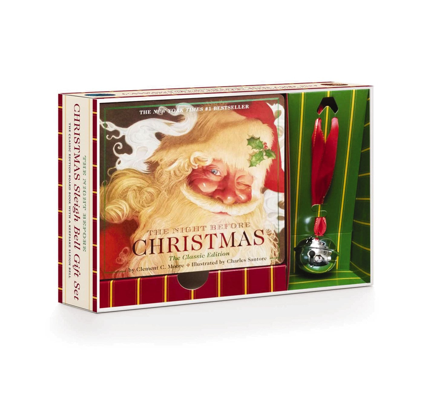 Harper Collins Focus The Night Before Christmas Sleigh Bell Gift Set