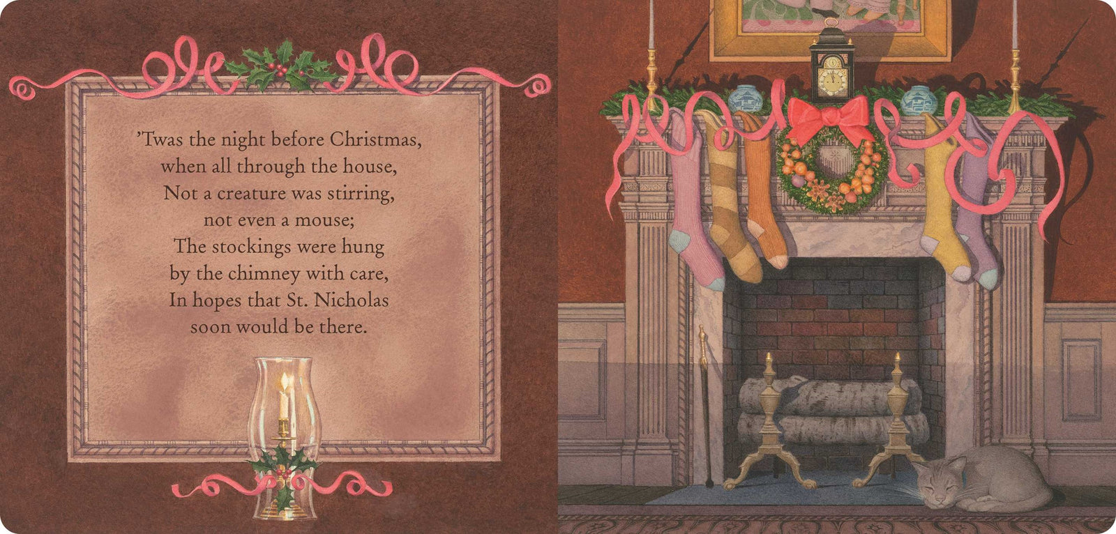 Harper Collins Focus The Night Before Christmas Sleigh Bell Gift Set