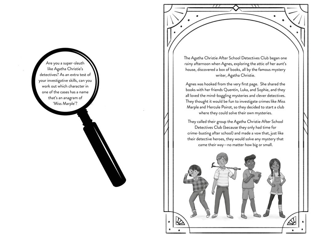 Chronicle Books The Official Agatha Christie After School Detectives Club: 50 Mystery Puzzles for Children