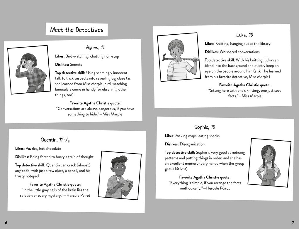 Chronicle Books The Official Agatha Christie After School Detectives Club: 50 Mystery Puzzles for Children