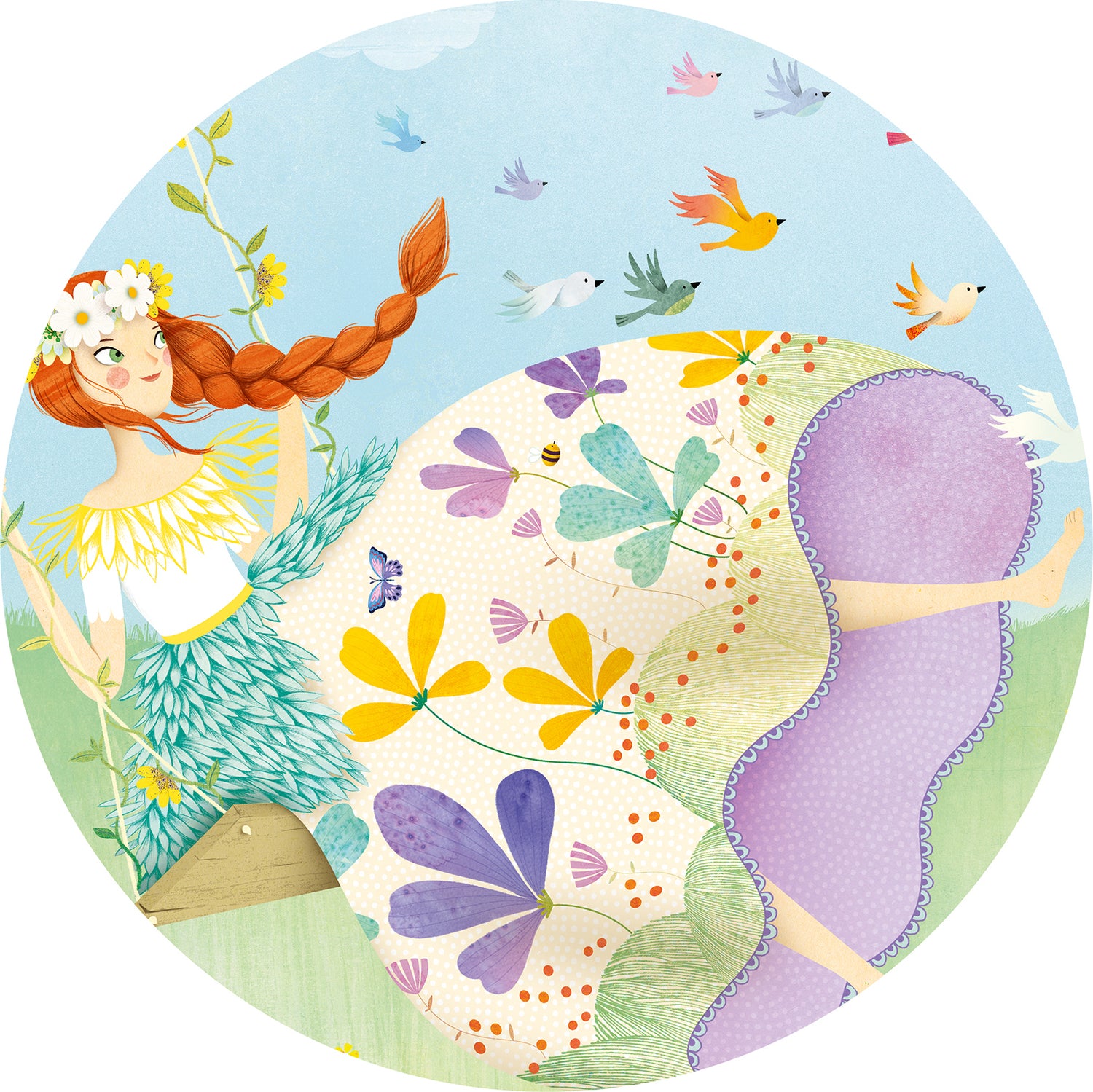 Djeco The Princess of Spring 36pc Jigsaw Puzzle