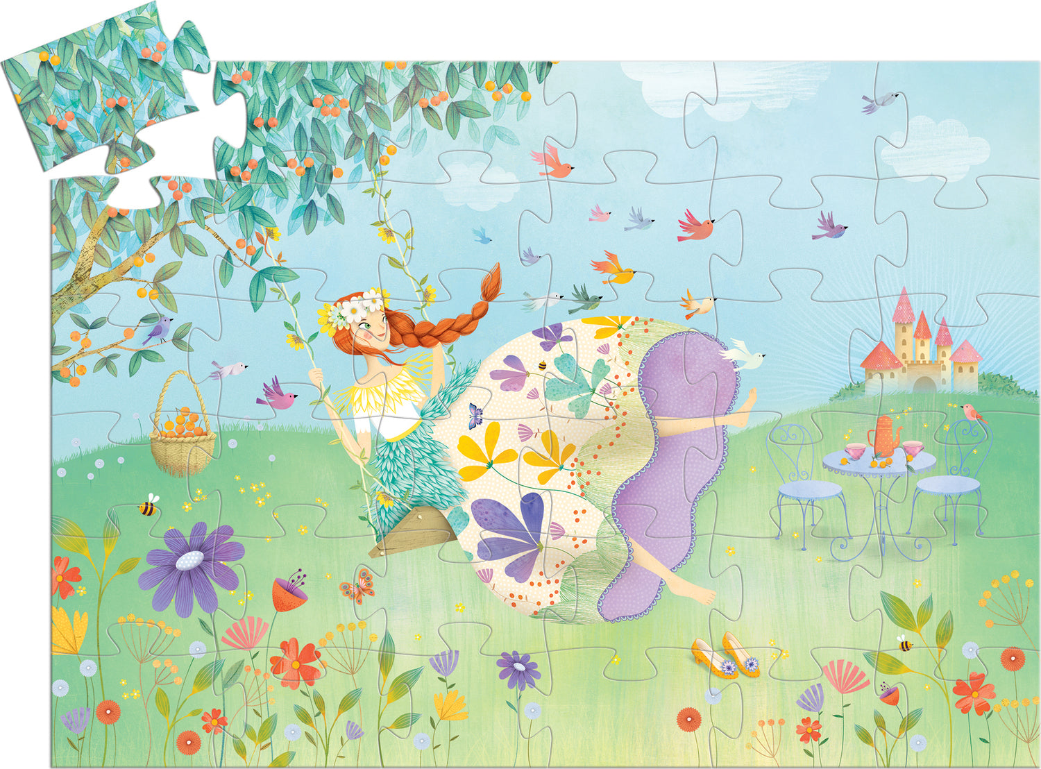 Djeco The Princess of Spring 36pc Jigsaw Puzzle
