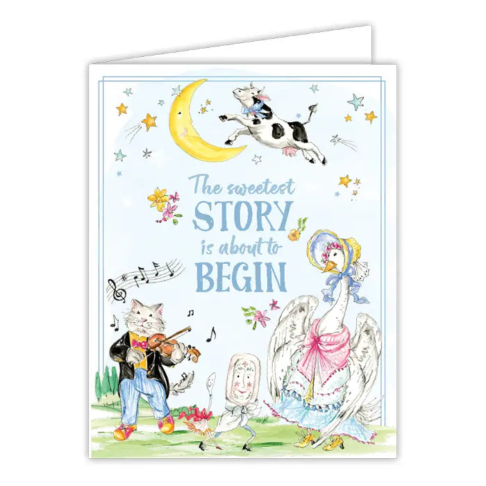 Rosanne Beck Card - The Sweetest Story Begin Nursery Characters
