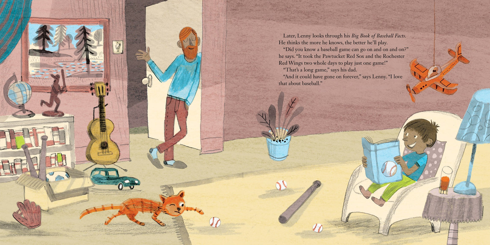 Hachette Book Group The Thing Lenny Loves Most About Baseball