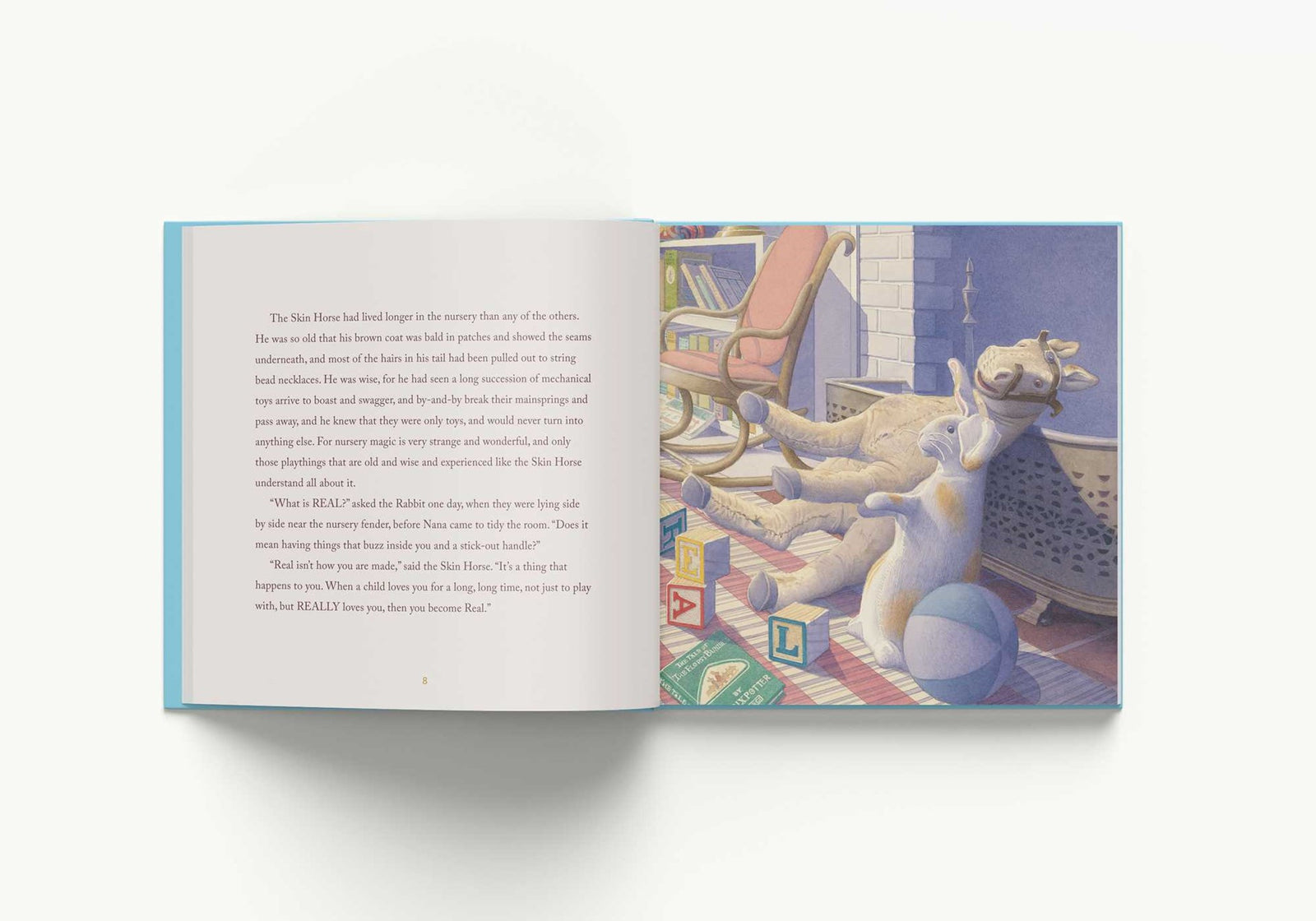 Harper Collins Focus The Velveteen Rabbit Hardcover: The Classic Edition by acclaimed illustrator, Charles Santore