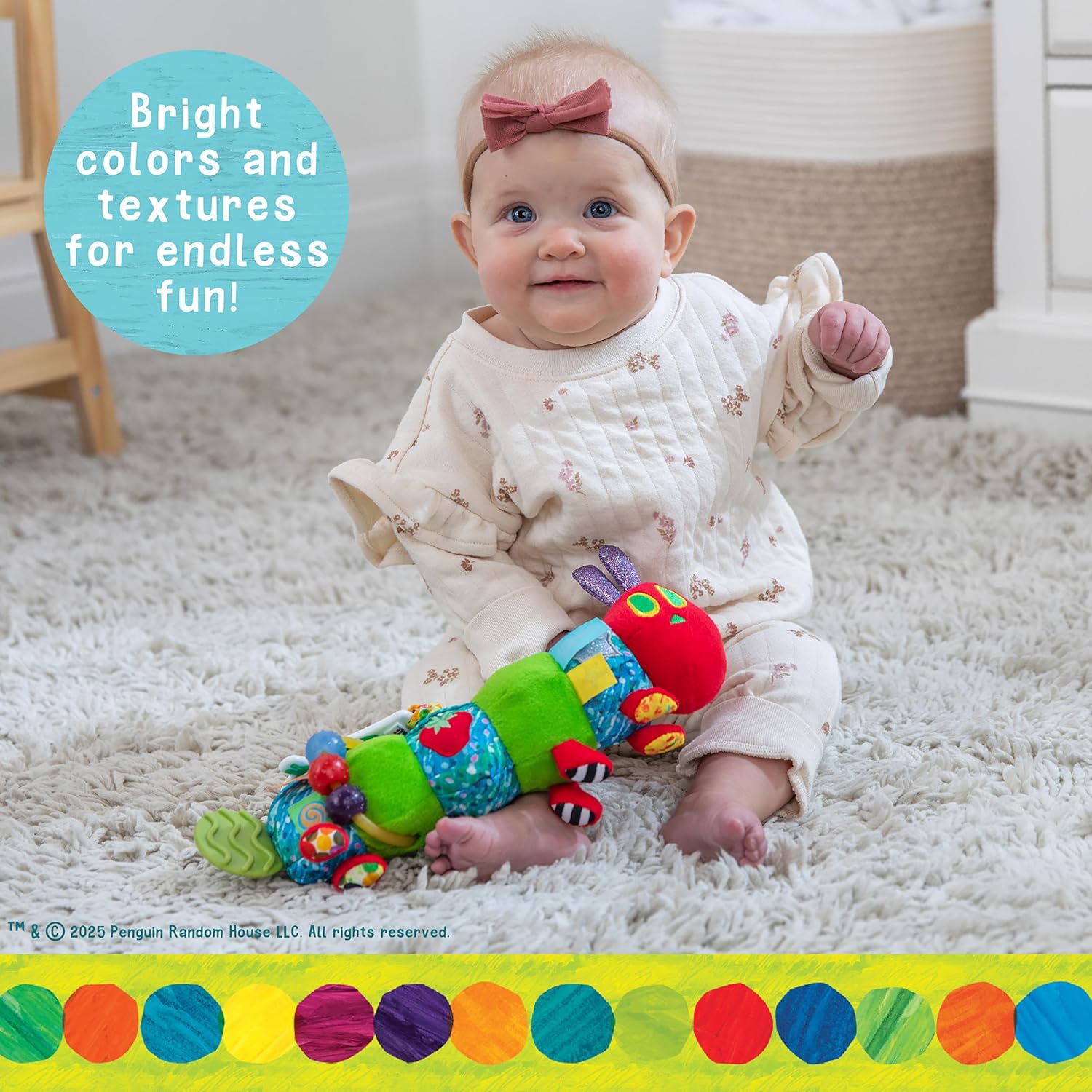 Kids Preferred World of Eric Carle, The Very Hungry Caterpillar Developmental Toy