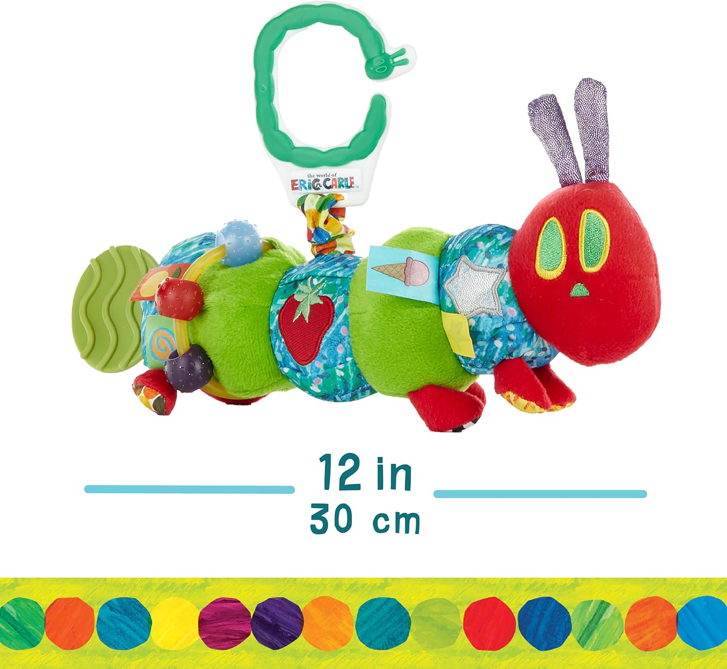 Kids Preferred World of Eric Carle, The Very Hungry Caterpillar Developmental Toy