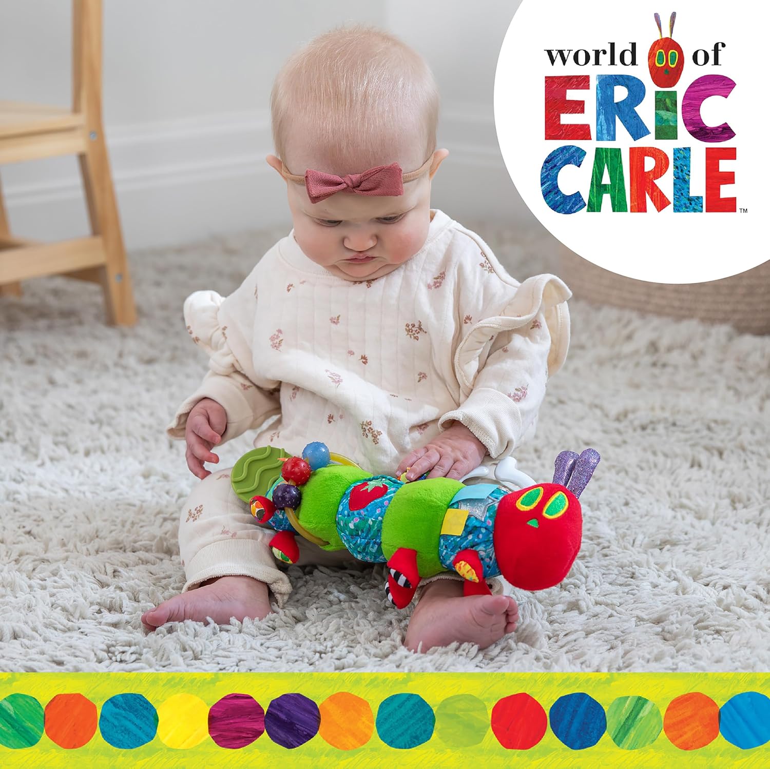 Kids Preferred World of Eric Carle, The Very Hungry Caterpillar Developmental Toy