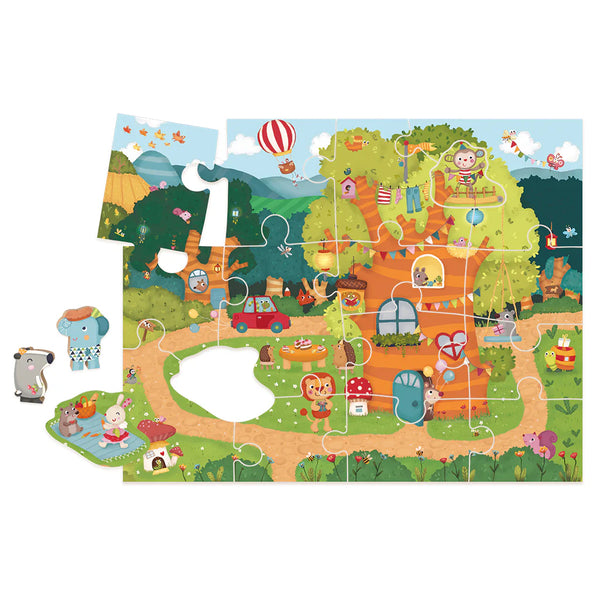 Tree House Garden Party Story Puzzle