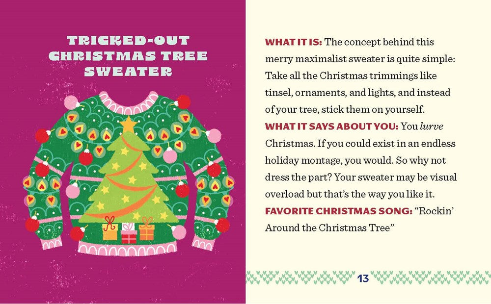 Ugly Christmas Sweater Magnet