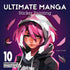 Fox Chapel Publishing Ultimate Manga Sticker Painting
