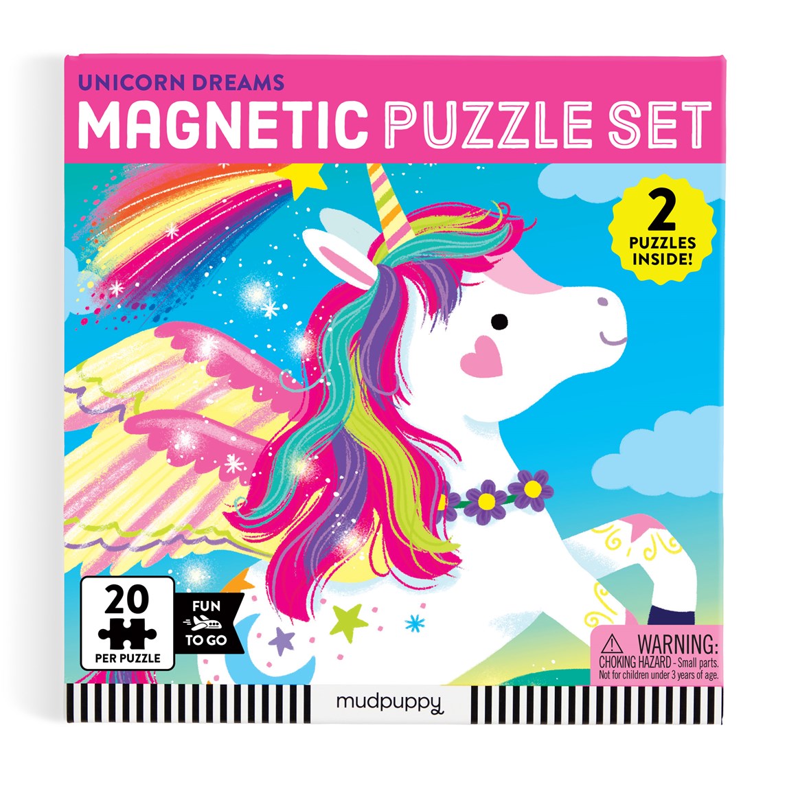 Mudpuppy Unicorn Dreams Magnetic Puzzles Set