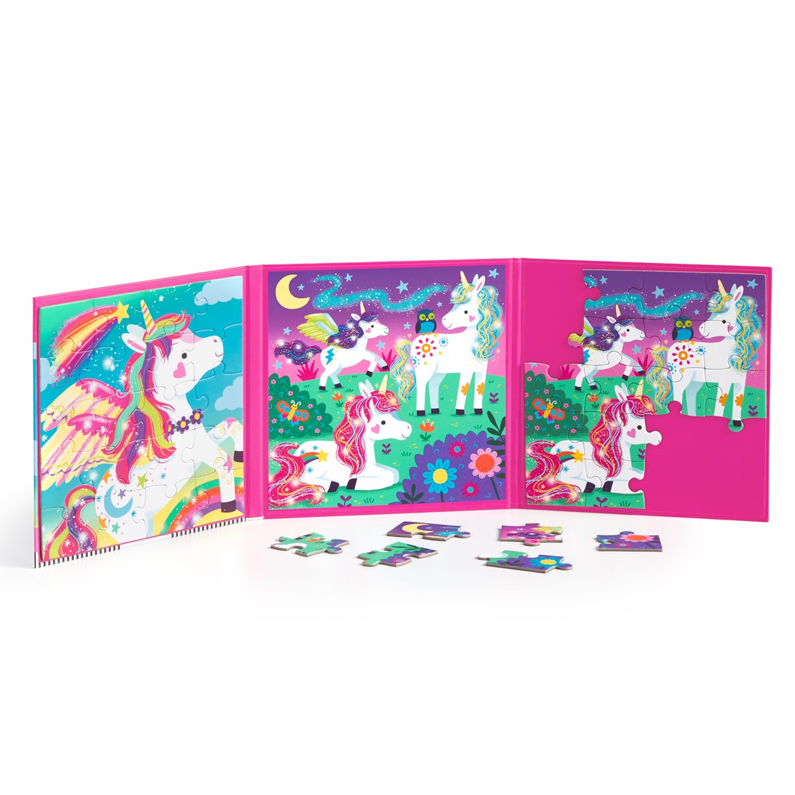 Mudpuppy Unicorn Dreams Magnetic Puzzles Set