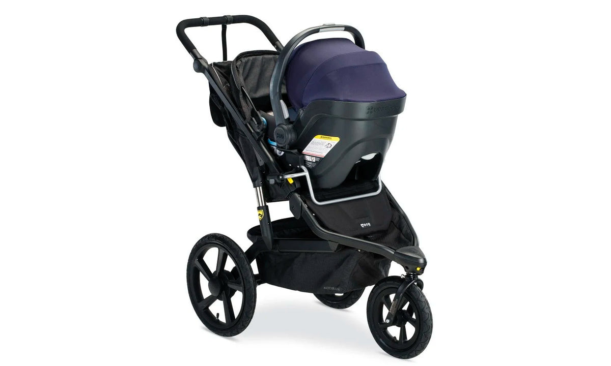 UPPA Baby Infant Car Seat Attached to an Alterrain Jogging Stroller (Right Facing)