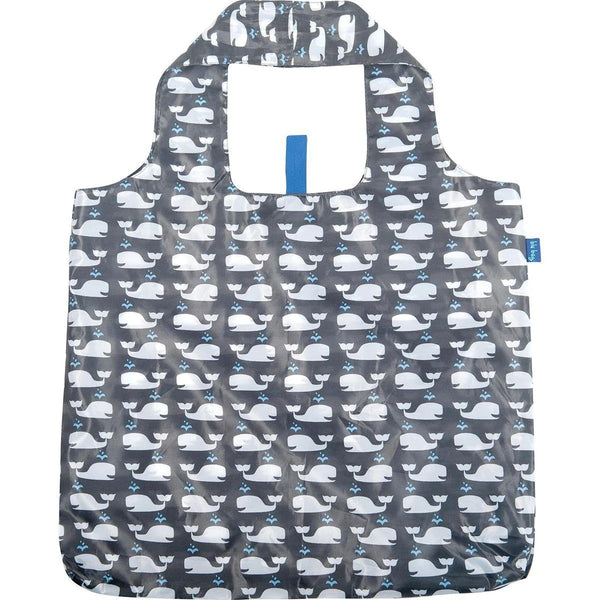 Whales Grey Reusable Eco-Friendly Blu Bag