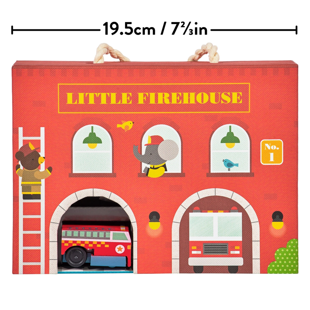 Hachette Book Group Wind Up and Go Playset - Firehouse