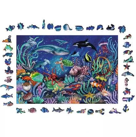 Ravensburger Wooden Puzzles: Under the Sea 500PC Puzzle