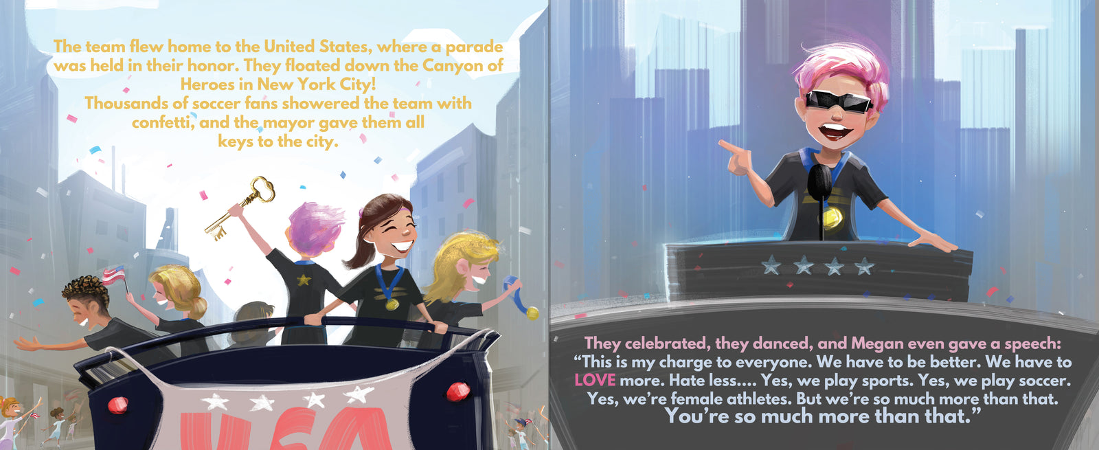 Simon and Schuster World Cup Women: Megan, Alex, and the Team USA Soccer Champs