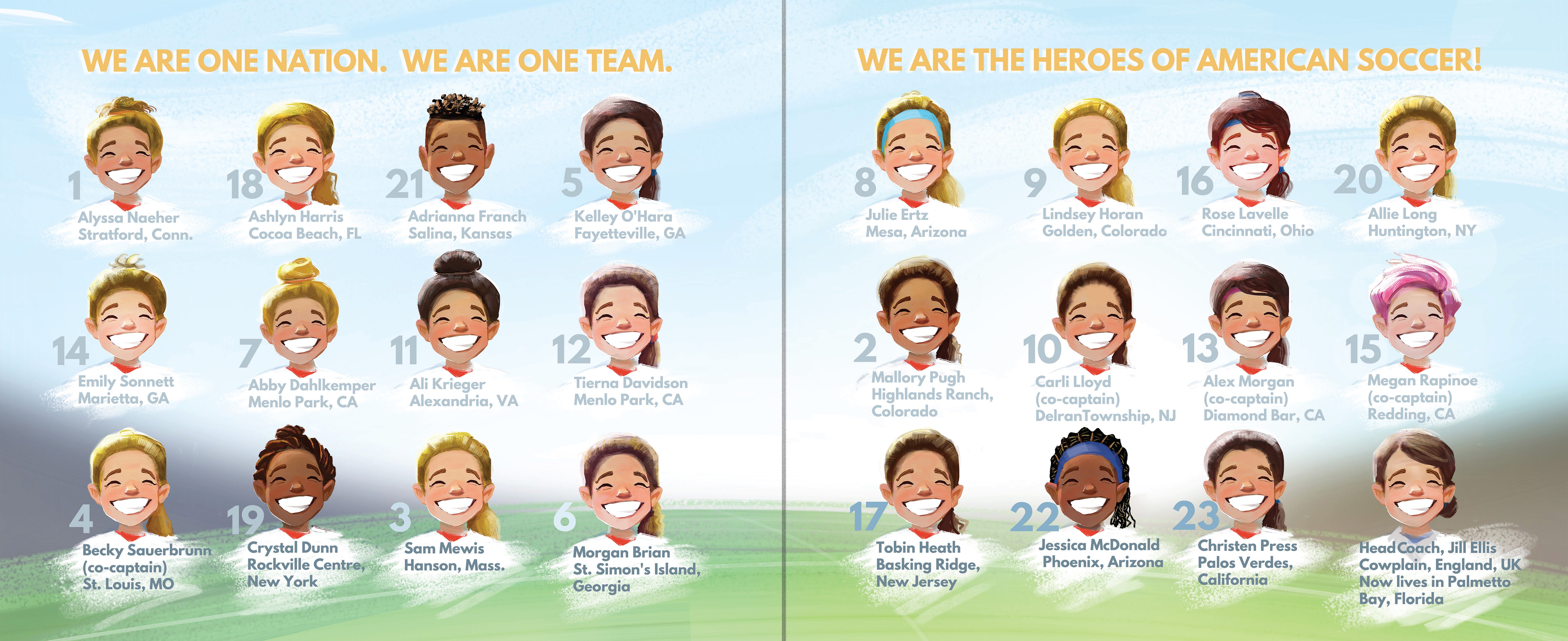 Simon and Schuster World Cup Women: Megan, Alex, and the Team USA Soccer Champs