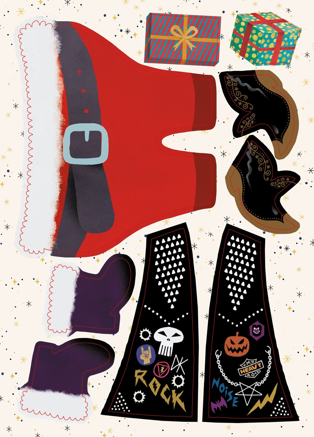 Schiffer Publishing Yikes! Santa Claus is in His Underpants!