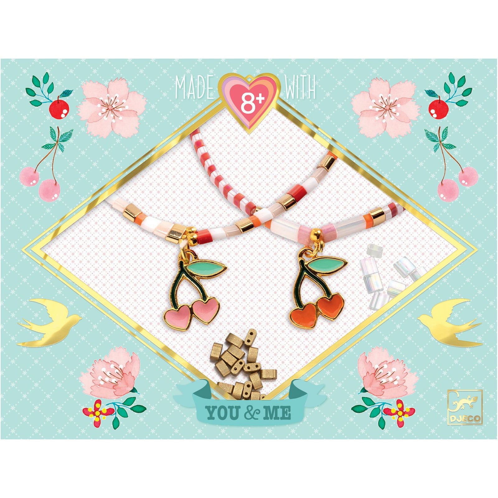 You & Me: Beads & Jewelry Tila and Cherries