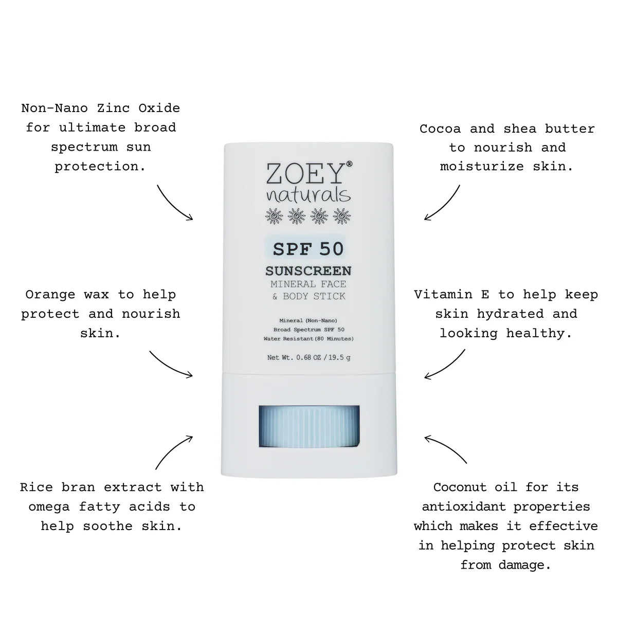 SPF 50 Mineral Sunscreen Stick
