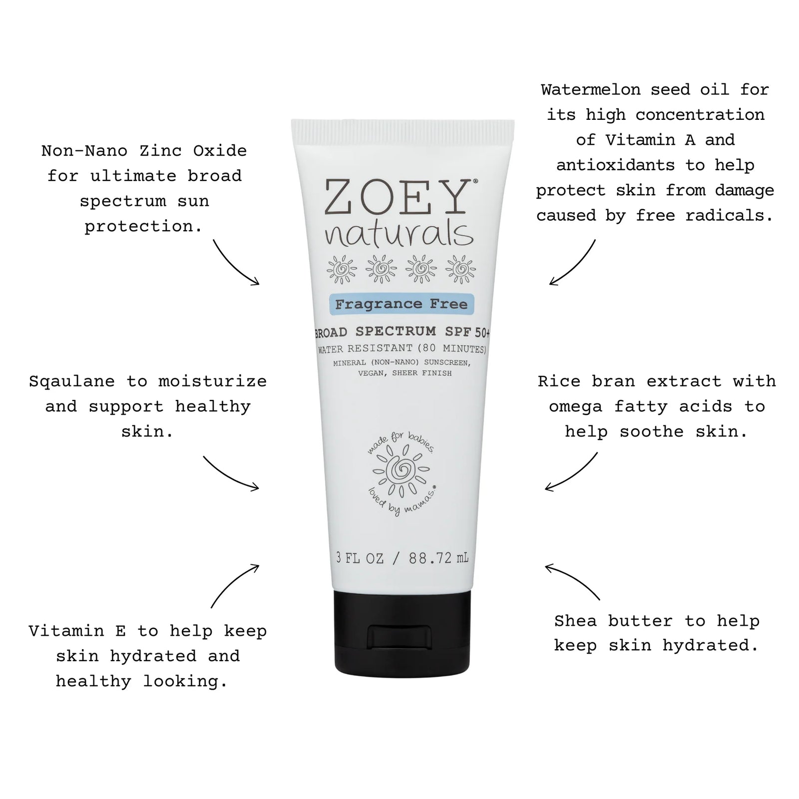 SPF 50+ Sheer Finish Mineral Sunscreen 3 oz